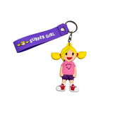 3D Summer Keyring Purple