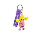 3D Summer Keyring Purple