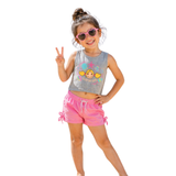 CROP TOP MUSCLE TODDLER AND GIRLS MISTY