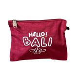 Hello Bali Pouch Maroon