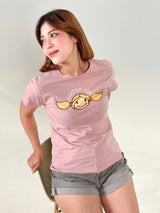 Summer Head Ladies Tee Dusty Pink