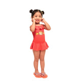 Summer Head Print Swimsuit Toddler