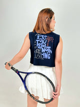 It's Okay To Do Nothing Crop Tee