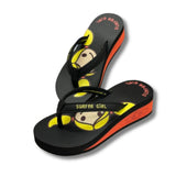 Big Summerhead Black Wedges Girls Sandal