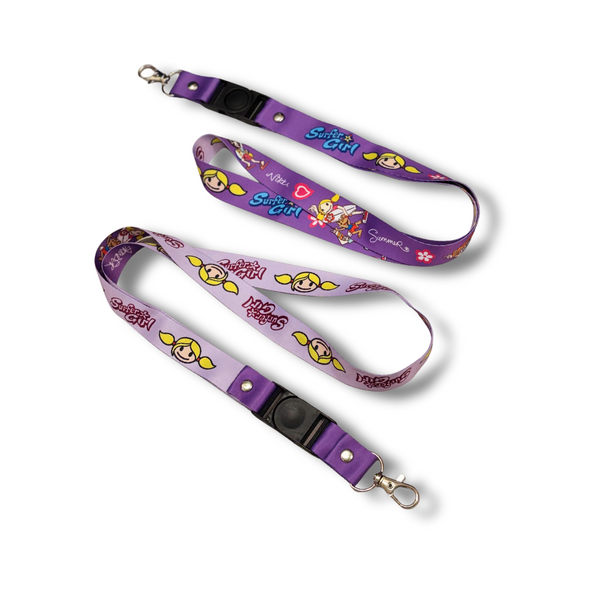 Surfer Girl 1998 Purple Lanyard