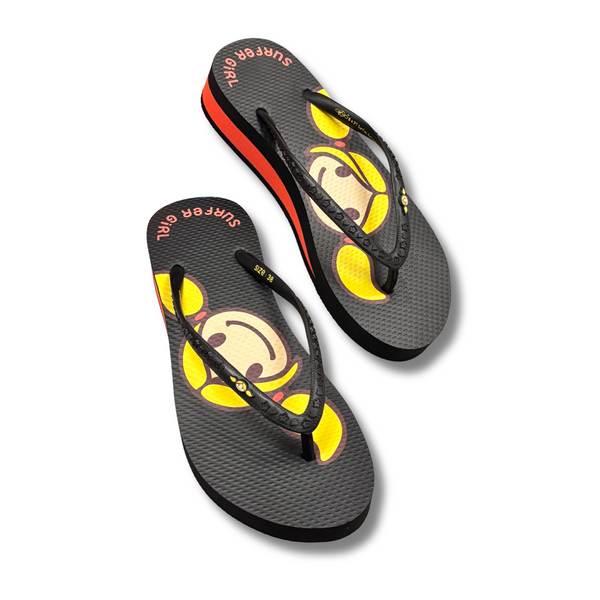 Surfer Girl Big Summerhead Wedges Ladies Sandal