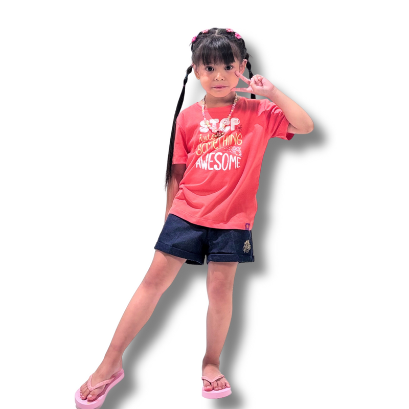 Step Into Something Awesome Toddler Tee