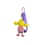 Surfer Girl 3D Summer Keyring Purple