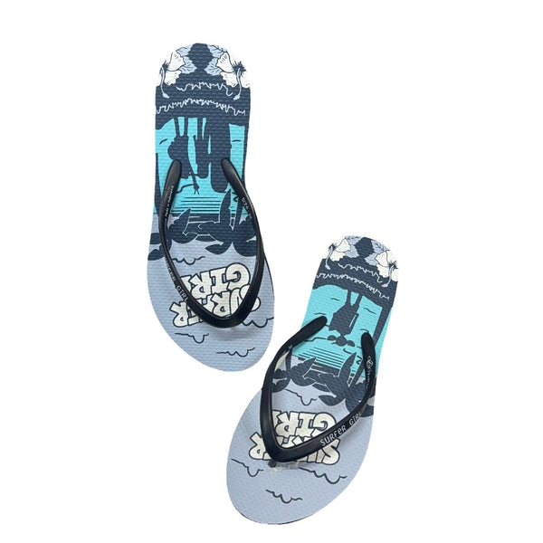 Golden Sunset Ladies Sandal Blue