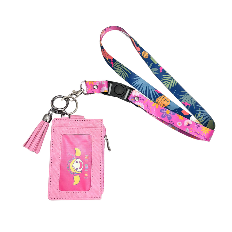 SURFER GIRL TROPICAL TIMELESS LANYARD