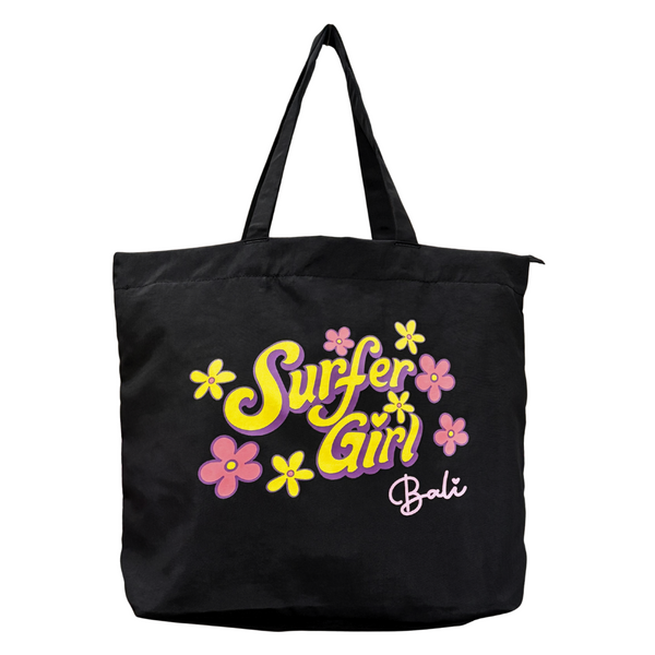 Bali Boheme Beach Bag Black