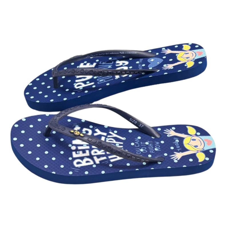 Being Trully Happy Ladies Royal Blue Sandal