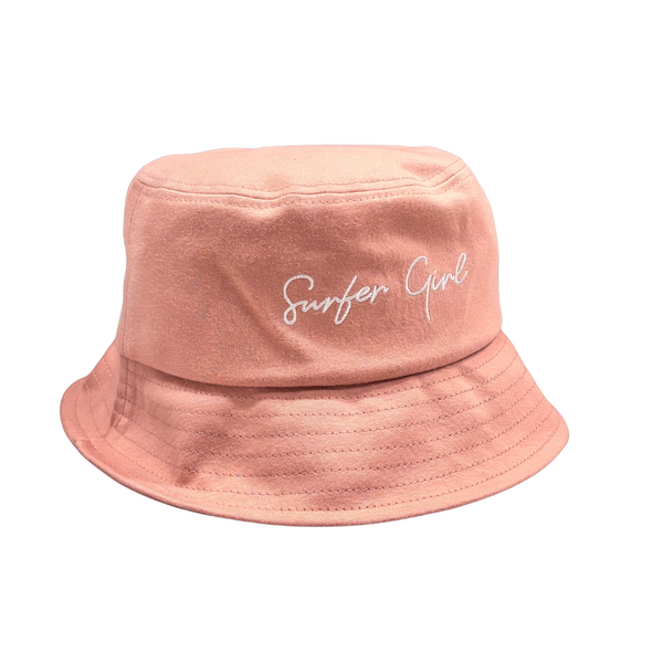 Surfer Girl Bucket Hat Dusty Pink