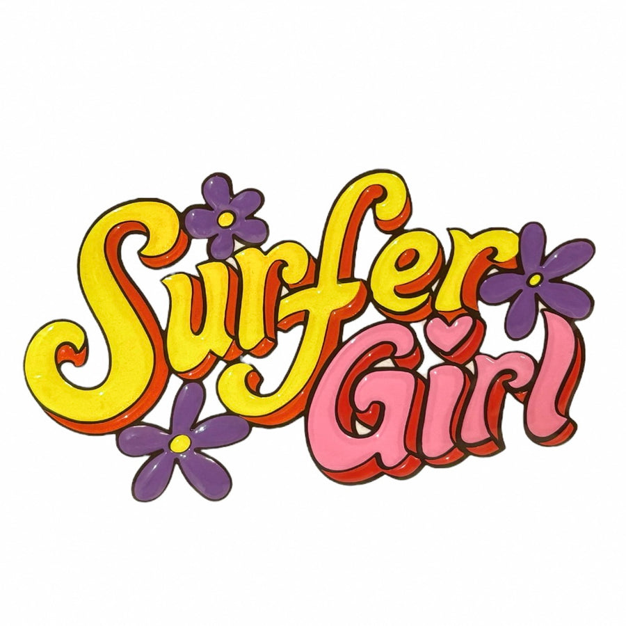SURFER GIRL サーファー アート Surfer Girl — LET ME SEA