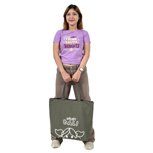 Hello Bali Beach Bag Olive