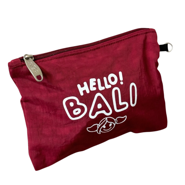 Hello Bali Pouch Maroon