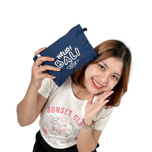 Hello Bali Pouch Navy