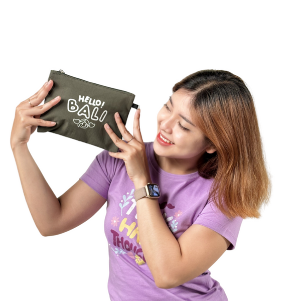 Hello Bali Pouch Olive
