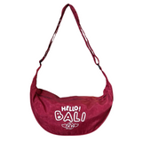 Hello Bali Sling Bag Maroon