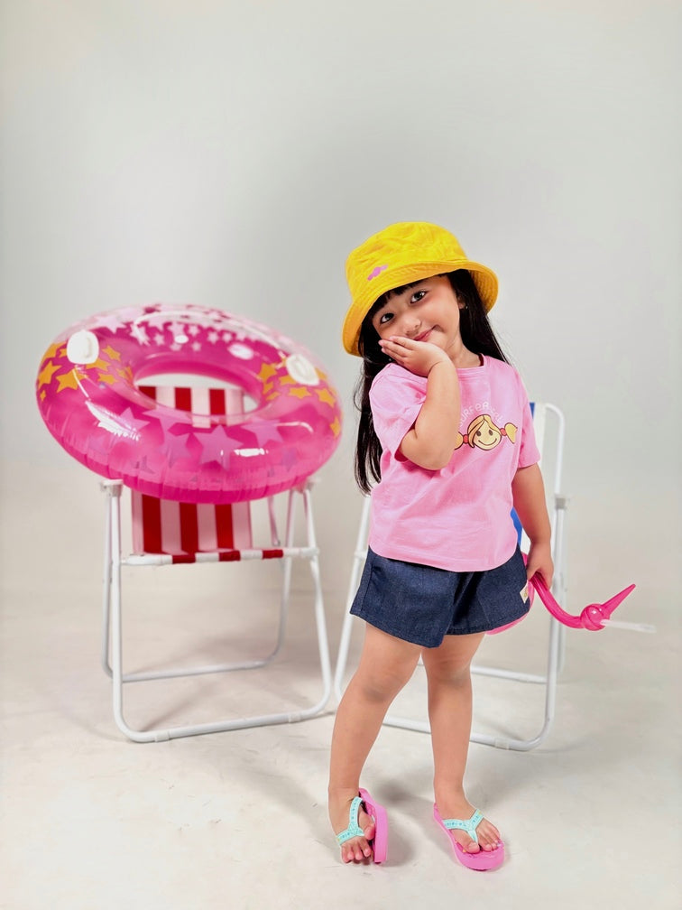Summer Head Pink Tee