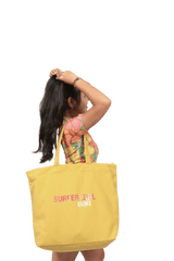 Surfer Girl Balinese Summer Beach Bag M