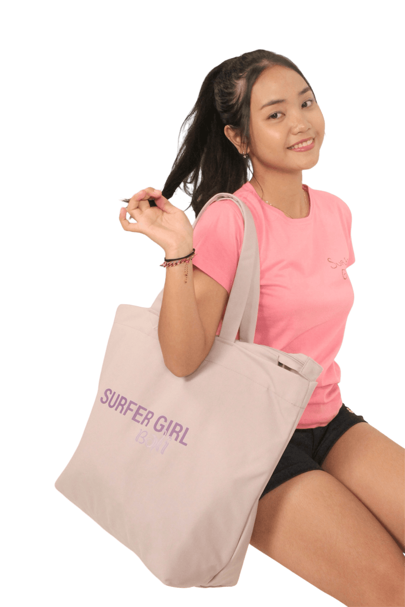 Surfer Girl Balinese Summer Beach Bag M