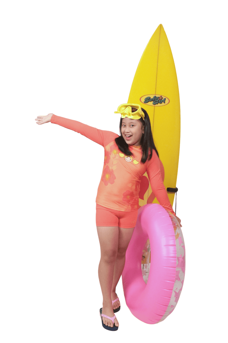 Surfer Girl Orange Blossom Swimwear