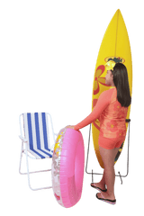 Surfer Girl Orange Blossom Swimwear