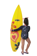 Surfer Girl Fun Bubble Girls One Piece