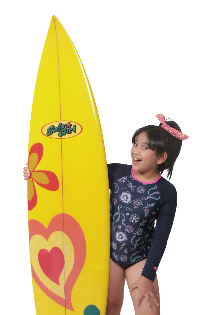 Surfer Girl Fun Bubble Girls One Piece