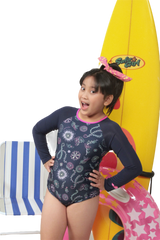 Surfer Girl Fun Bubble Girls One Piece