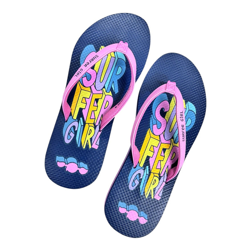 SURFER GIRL SUMMER FUN WEDGES LADIES SANDAL