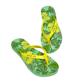 SURFER GIRL SANDAL ABSTRACT HIBISCUS