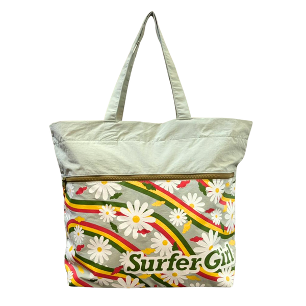 Rainbow Beach Bag Green