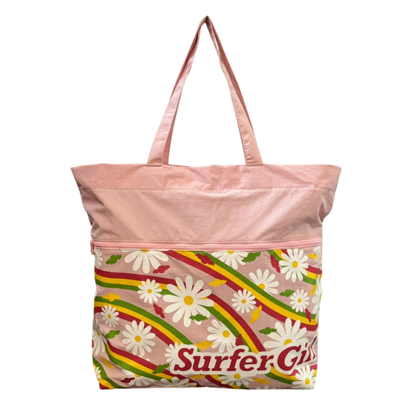 Rainbow Beach Bag Pink