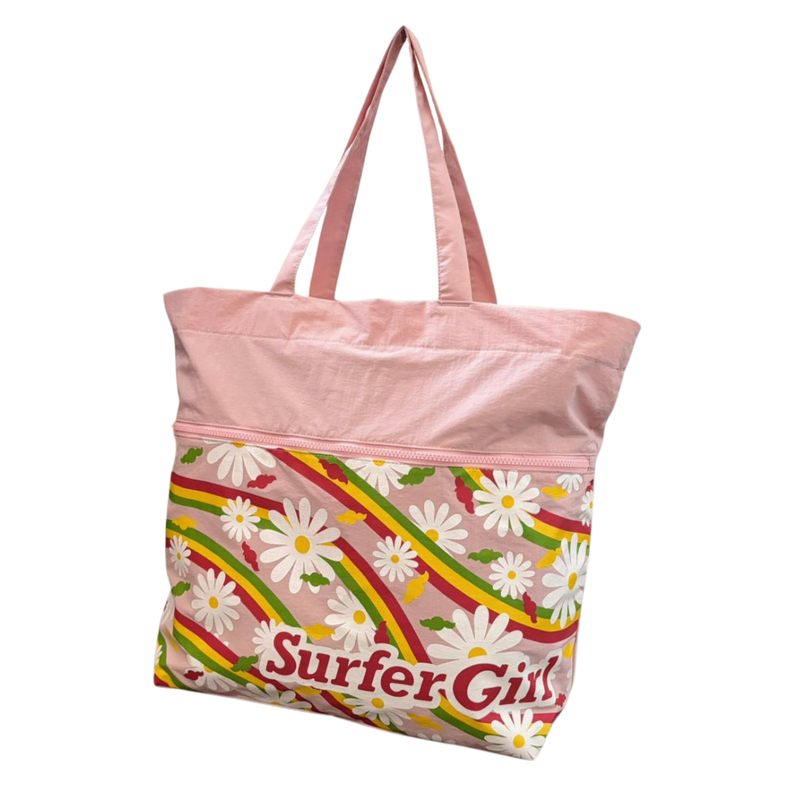 Rainbow Beach Bag Pink