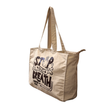 STOP AND BREATH TOTE BAG BEIGE