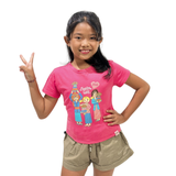 Summer & Friends Toddler Fushia Tee