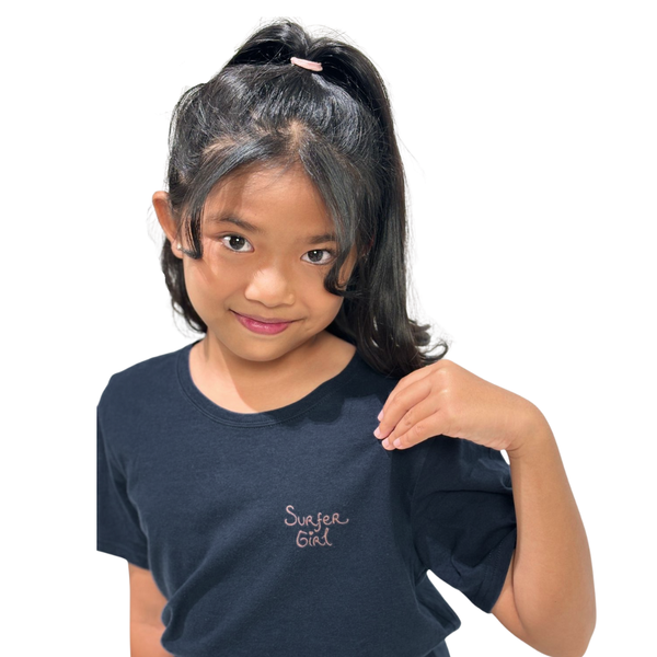 Summer Surf I Love Bali Girls Navy Tee