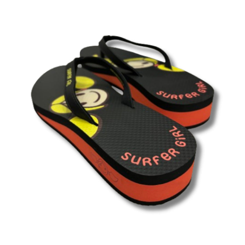 Surfer Girl Big Summerhead Wedges Teen Sandal